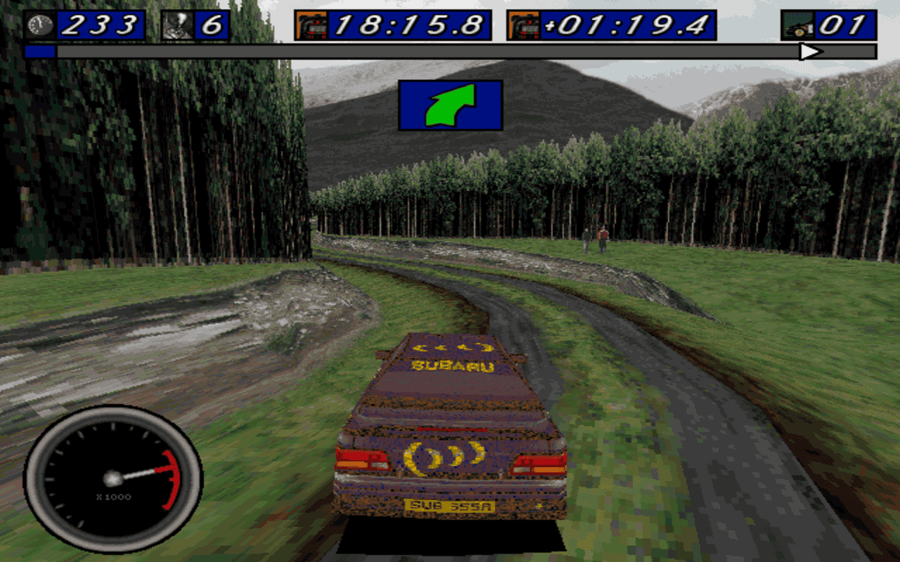 Gameplay screen of Rally Championship: International Off-Road Racing (3/8) Gameplay screen of Rally Championship: International Off-Road Racing (3/8)