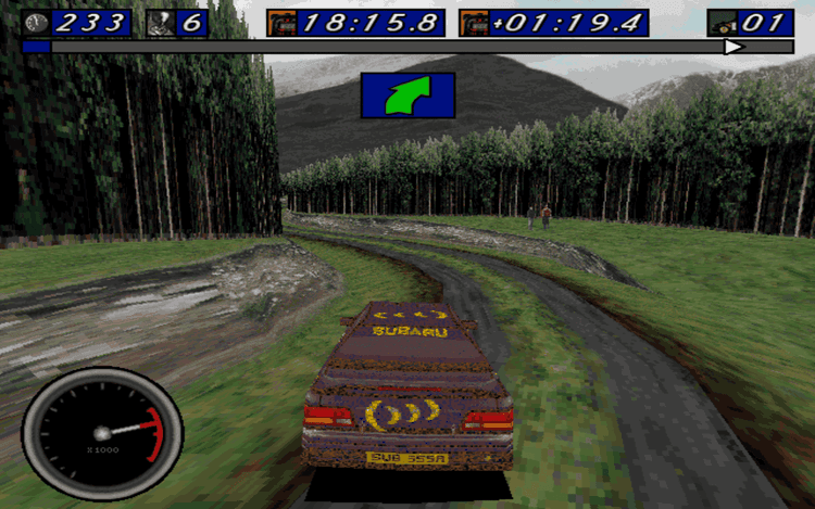 Gameplay screen of Rally Championship: International Off-Road Racing (3/8) Gameplay screen of Rally Championship: International Off-Road Racing (3/8)