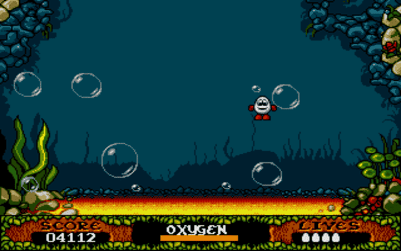 Gameplay screen of The Fantastic Adventures of Dizzy (8/8) Gameplay screen of The Fantastic Adventures of Dizzy (8/8)
