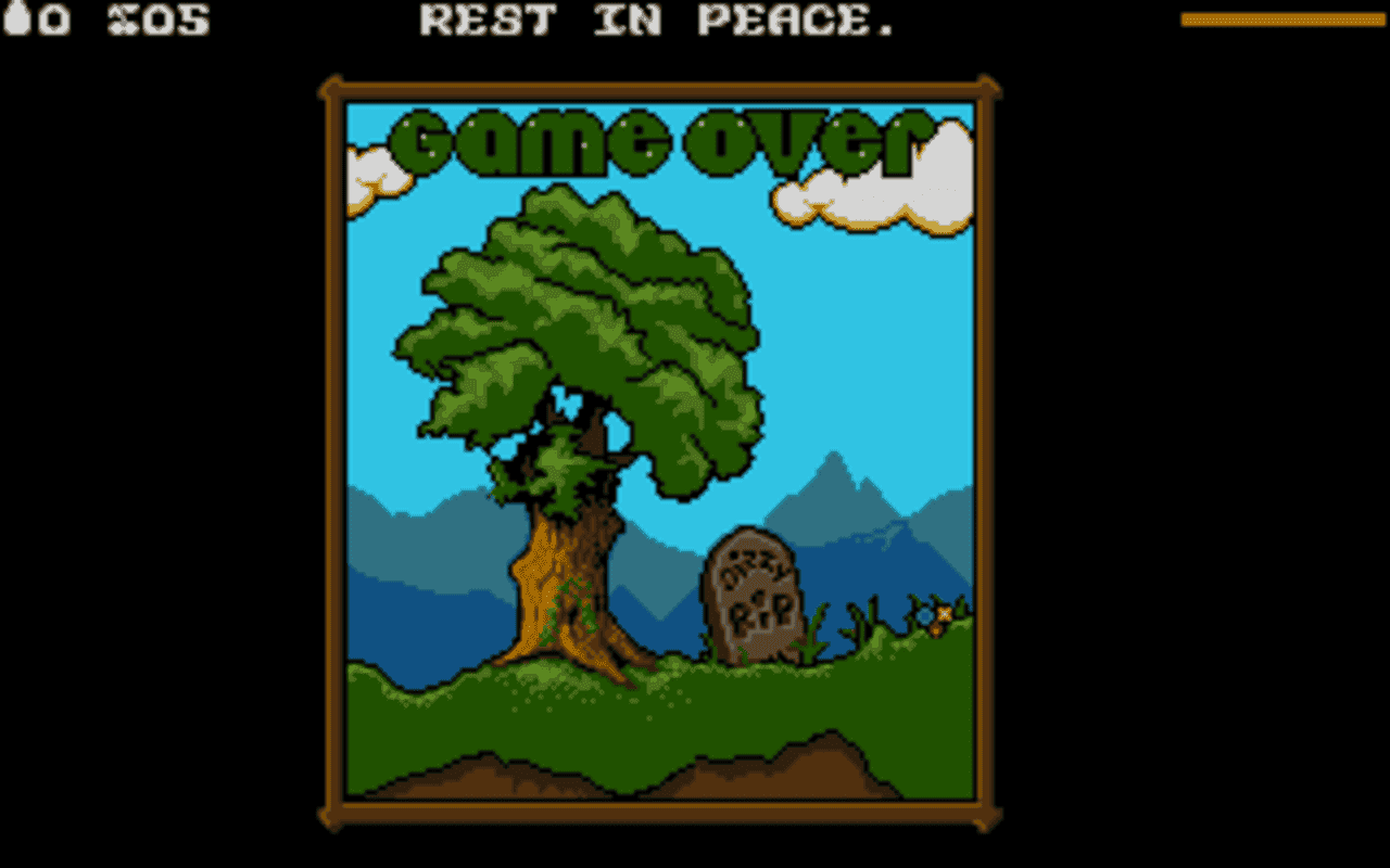 Gameplay screen of Dizzy: Prince of the Yolkfolk (4/8) Gameplay screen of Dizzy: Prince of the Yolkfolk (4/8)