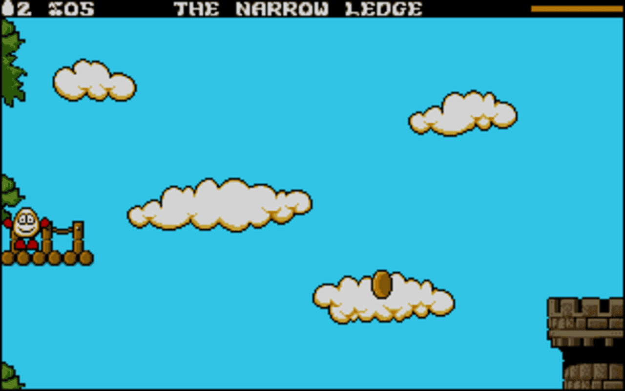 Gameplay screen of Dizzy: Prince of the Yolkfolk (5/8) Gameplay screen of Dizzy: Prince of the Yolkfolk (5/8)