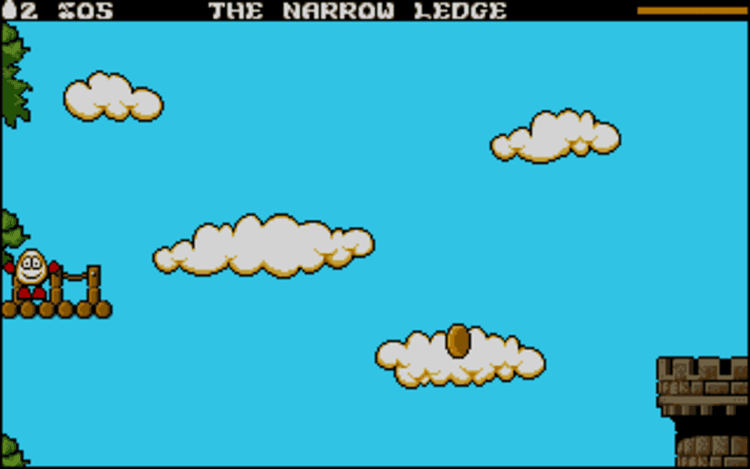 Gameplay screen of Dizzy: Prince of the Yolkfolk (5/8) Gameplay screen of Dizzy: Prince of the Yolkfolk (5/8)