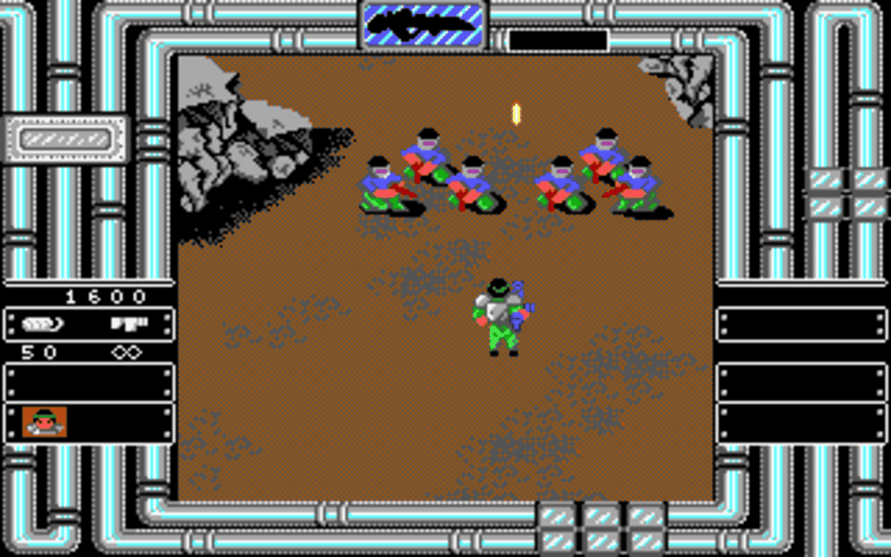 Gameplay screen of Heavy Barrel (8/8) Gameplay screen of Heavy Barrel (8/8)