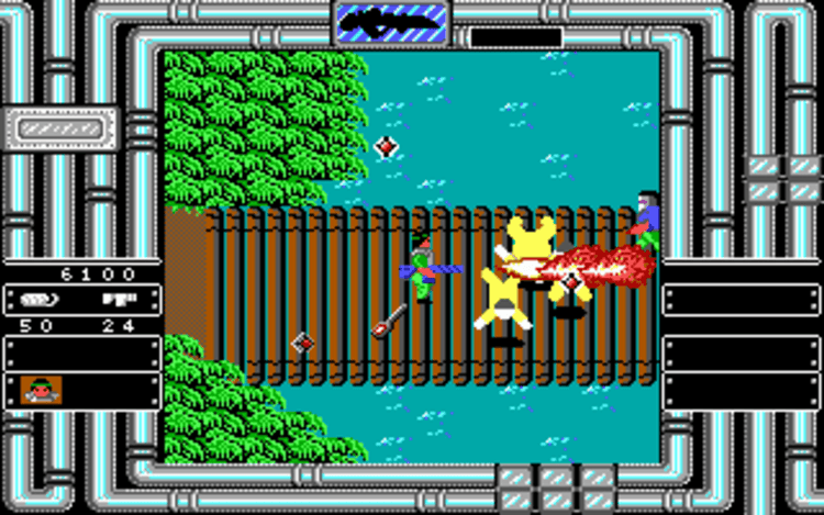 Gameplay screen of Heavy Barrel (7/8) Gameplay screen of Heavy Barrel (7/8)