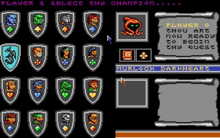 Gameplay screen of Bloodwych (2/8) Gameplay screen of Bloodwych (2/8)