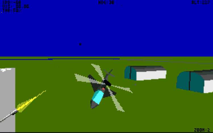 Gameplay screen of LHX: Attack Chopper (1/8) Gameplay screen of LHX: Attack Chopper (1/8)