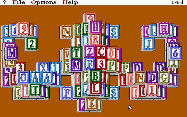Gameplay screen of Shanghai II: Dragon's Eye (6/8) Gameplay screen of Shanghai II: Dragon's Eye (6/8)