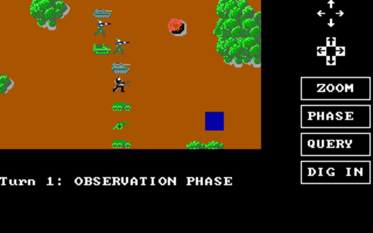 Gameplay screen of Wargame Construction Set (6/8) Gameplay screen of Wargame Construction Set (6/8)