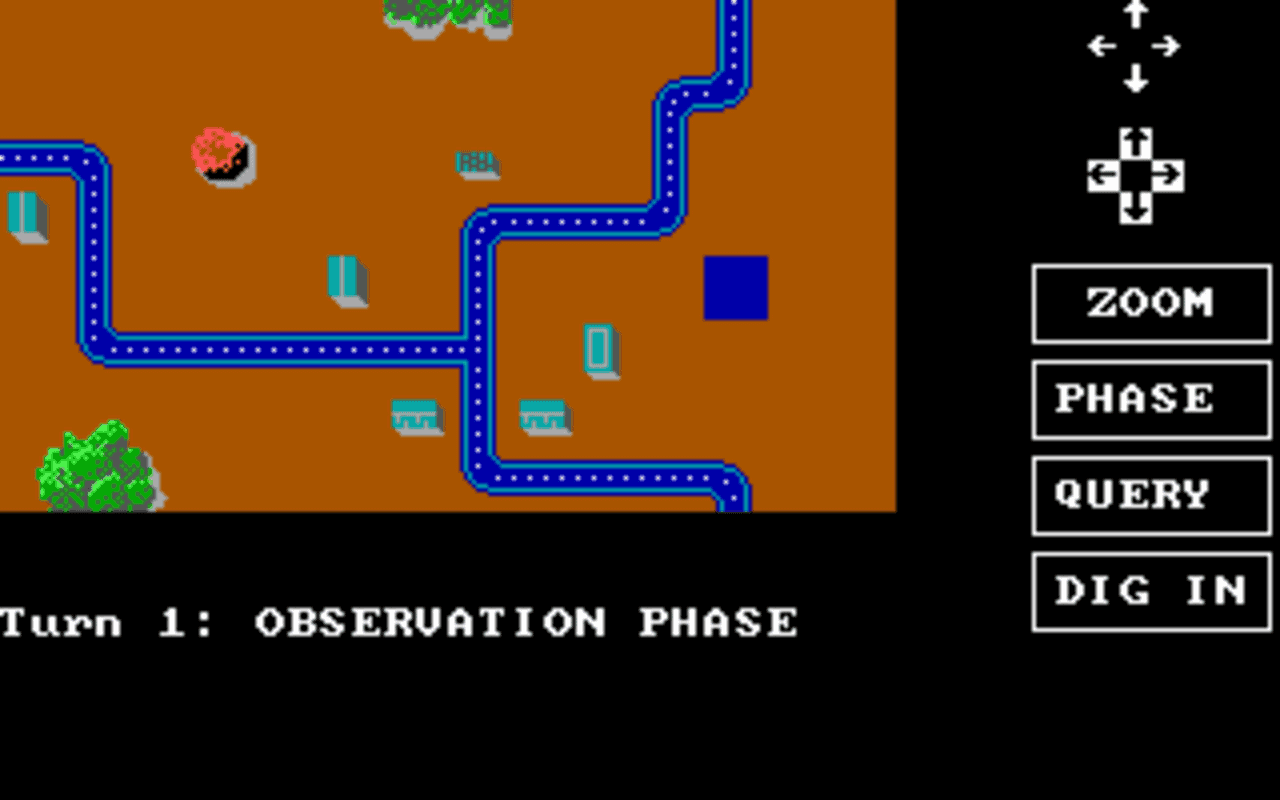 Gameplay screen of Wargame Construction Set (7/8) Gameplay screen of Wargame Construction Set (7/8)