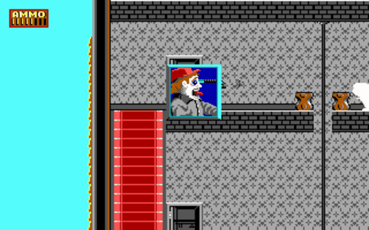 Gameplay screen of Dangerous Dave in the Haunted Mansion (4/8) Gameplay screen of Dangerous Dave in the Haunted Mansion (4/8)