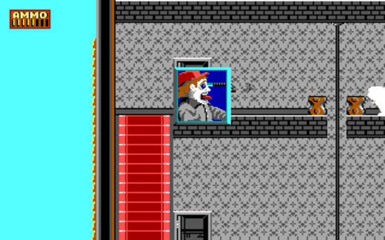 Gameplay screen of Dangerous Dave in the Haunted Mansion (4/8) Gameplay screen of Dangerous Dave in the Haunted Mansion (4/8)