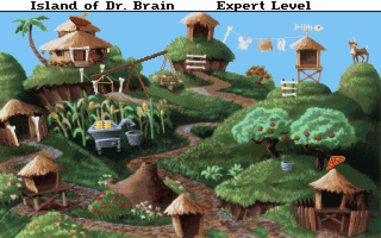 Gameplay screen of The Island of Dr. Brain (5/8) Gameplay screen of The Island of Dr. Brain (5/8)