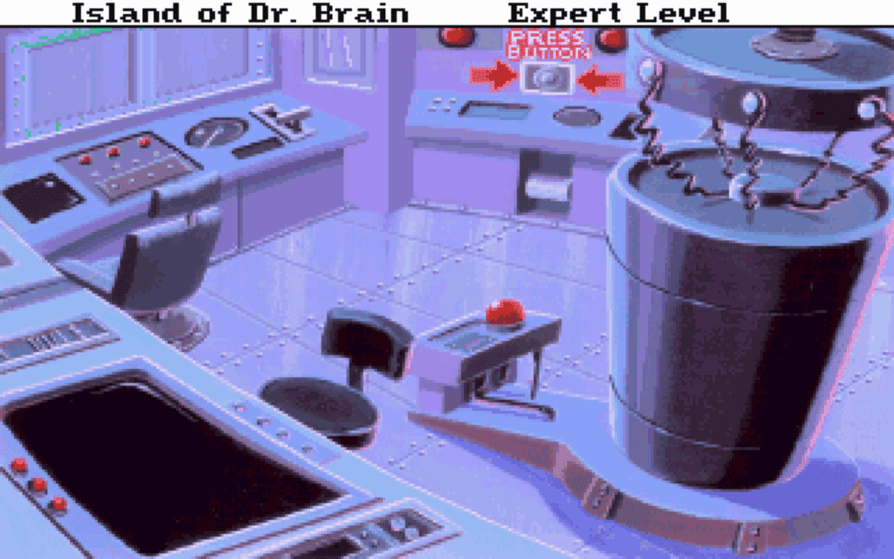 Gameplay screen of The Island of Dr. Brain (6/8) Gameplay screen of The Island of Dr. Brain (6/8)