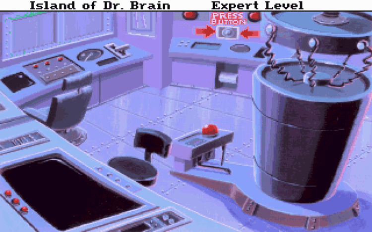 Gameplay screen of The Island of Dr. Brain (6/8) Gameplay screen of The Island of Dr. Brain (6/8)