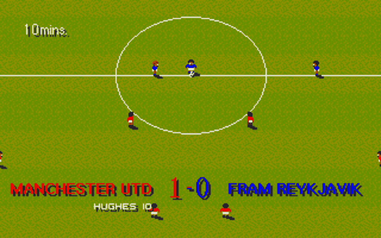 Gameplay screen of Sensible Soccer: European Champions - 92/93 Edition (3/4) Gameplay screen of Sensible Soccer: European Champions - 92/93 Edition (3/4)