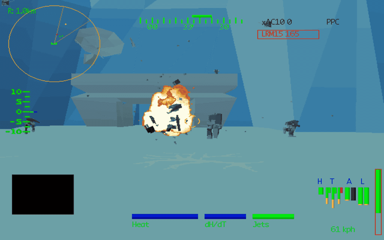 Gameplay screen of MechWarrior 2: Ghost Bear's Legacy (3/4) Gameplay screen of MechWarrior 2: Ghost Bear's Legacy (3/4)