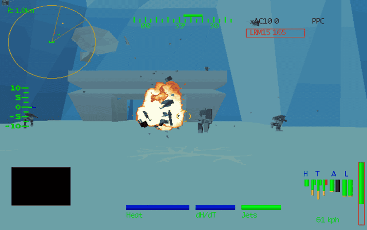 Gameplay screen of MechWarrior 2: Ghost Bear's Legacy (3/4) Gameplay screen of MechWarrior 2: Ghost Bear's Legacy (3/4)