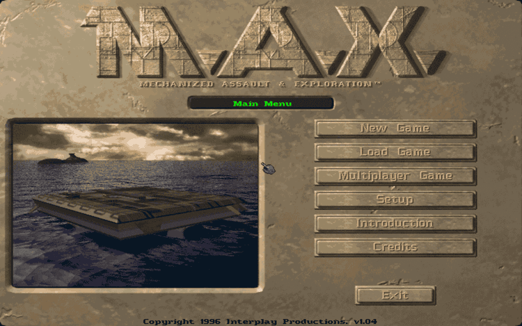 Gameplay screen of M.A.X.: Mechanized Assault & Exploration (8/8) Gameplay screen of M.A.X.: Mechanized Assault & Exploration (8/8)