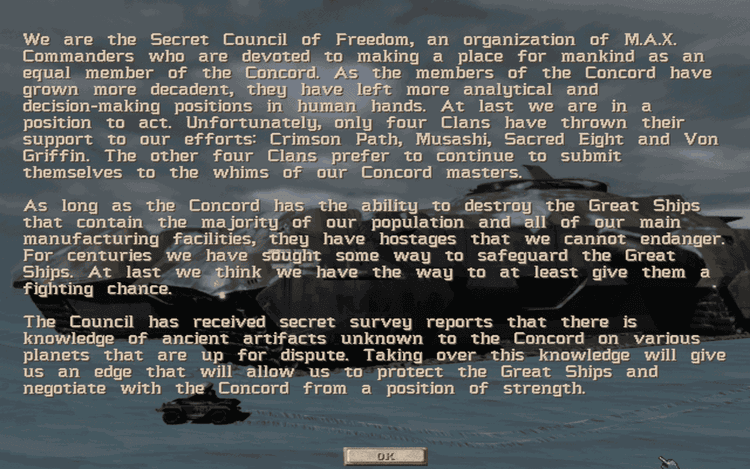 Gameplay screen of M.A.X.: Mechanized Assault & Exploration (6/8) Gameplay screen of M.A.X.: Mechanized Assault & Exploration (6/8)