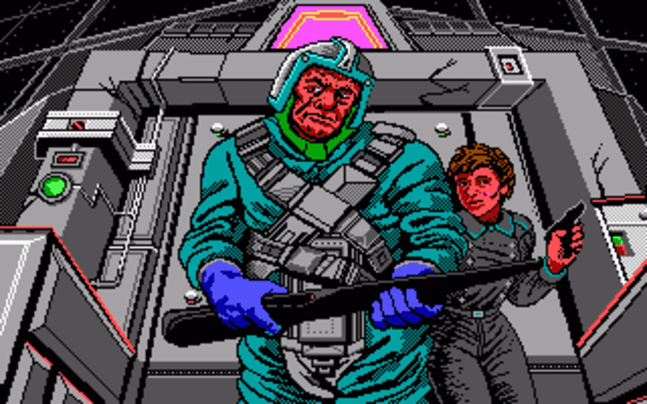 Gameplay screen of MechWarrior (1/8) Gameplay screen of MechWarrior (1/8)