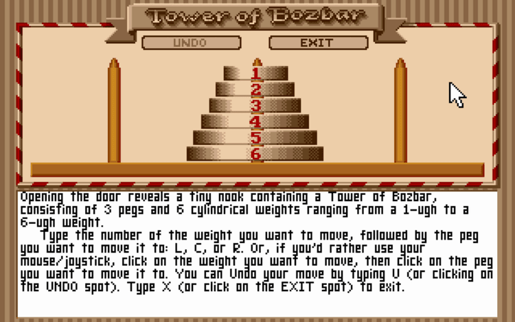 Gameplay screen of Zork Zero: The Revenge of Megaboz (8/8) Gameplay screen of Zork Zero: The Revenge of Megaboz (8/8)