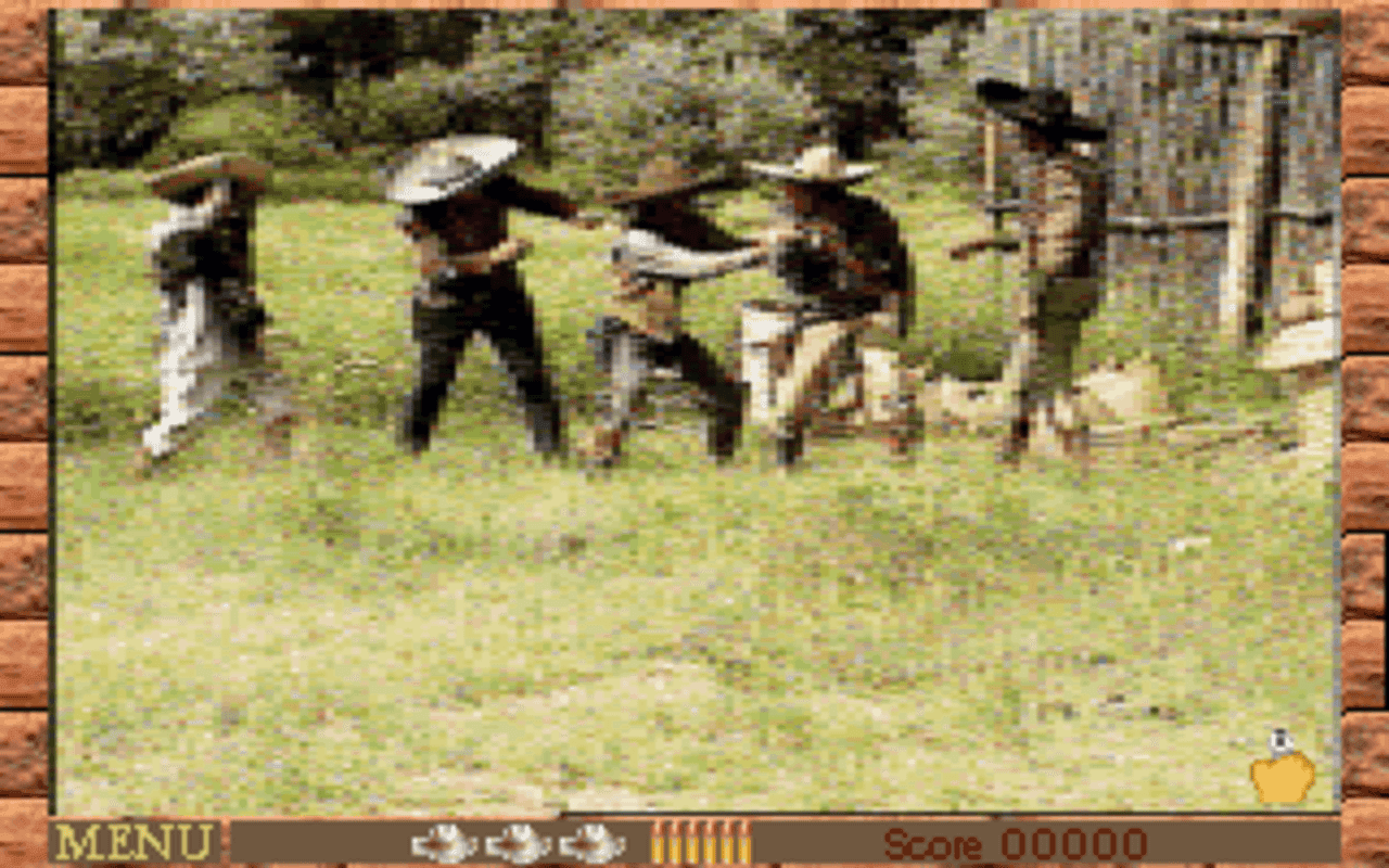 Gameplay screen of Mad Dog II: The Lost Gold (1/8) Gameplay screen of Mad Dog II: The Lost Gold (1/8)