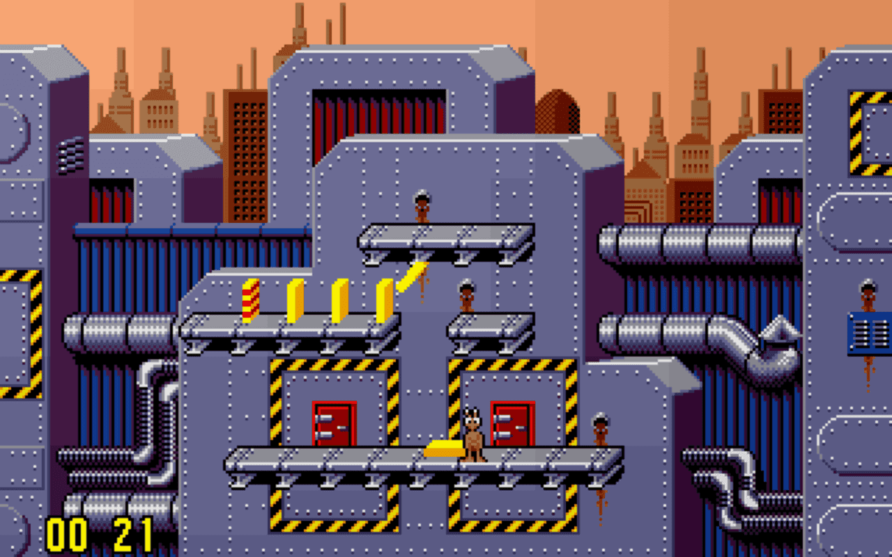 Gameplay screen of Push-Over (3/8) Gameplay screen of Push-Over (3/8)