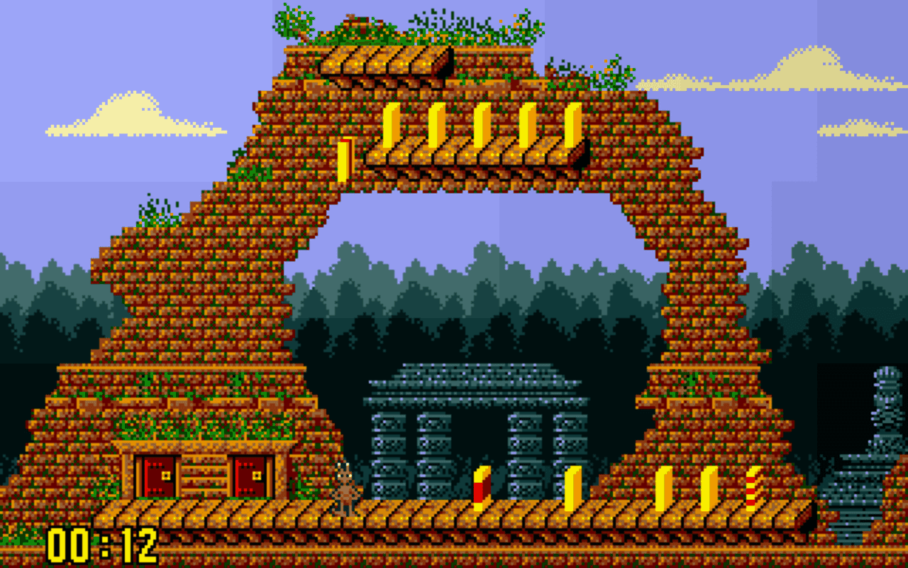 Gameplay screen of Push-Over (6/8) Gameplay screen of Push-Over (6/8)