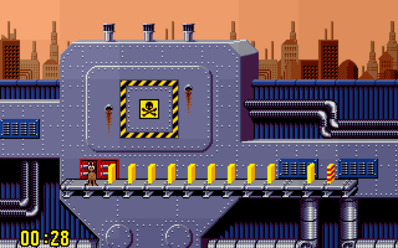 Gameplay screen of Push-Over (8/8) Gameplay screen of Push-Over (8/8)