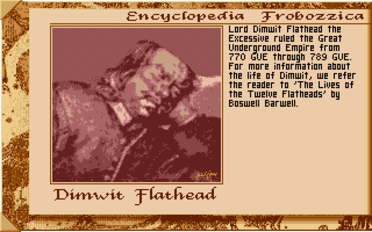 Gameplay screen of Zork Zero: The Revenge of Megaboz (4/8) Gameplay screen of Zork Zero: The Revenge of Megaboz (4/8)