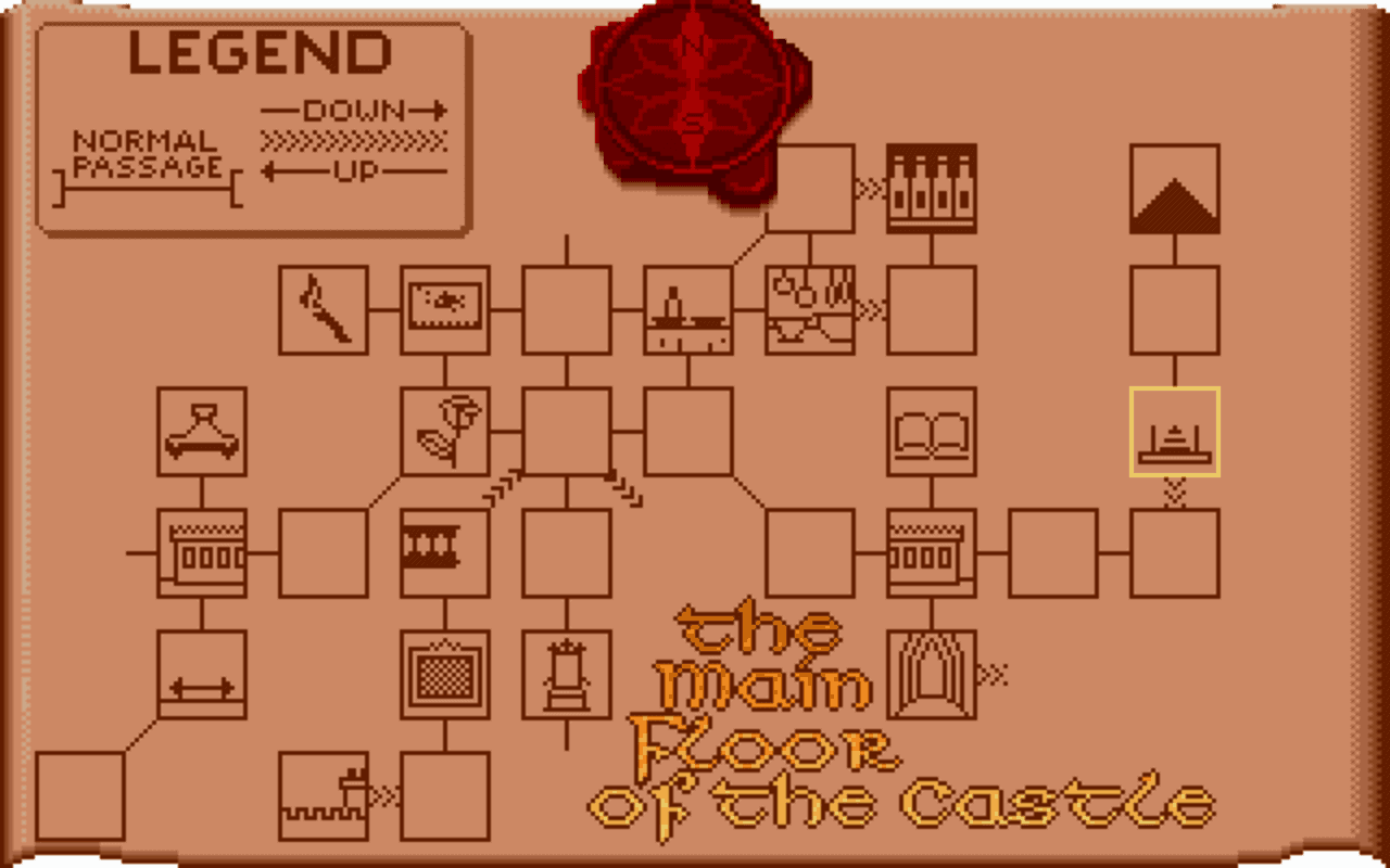 Gameplay screen of Zork Zero: The Revenge of Megaboz (5/8) Gameplay screen of Zork Zero: The Revenge of Megaboz (5/8)