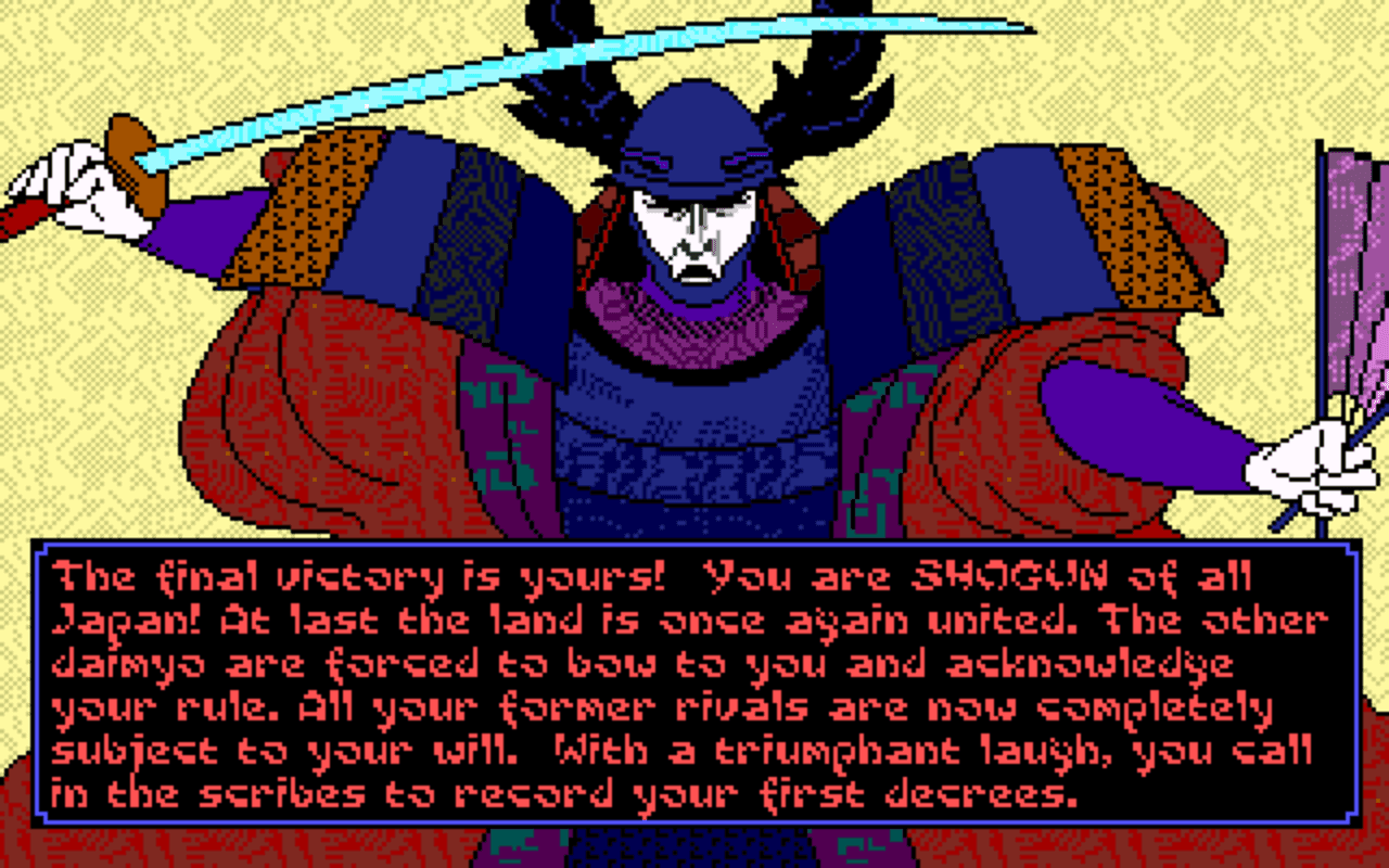 Gameplay screen of Sword of the Samurai (4/8) Gameplay screen of Sword of the Samurai (4/8)