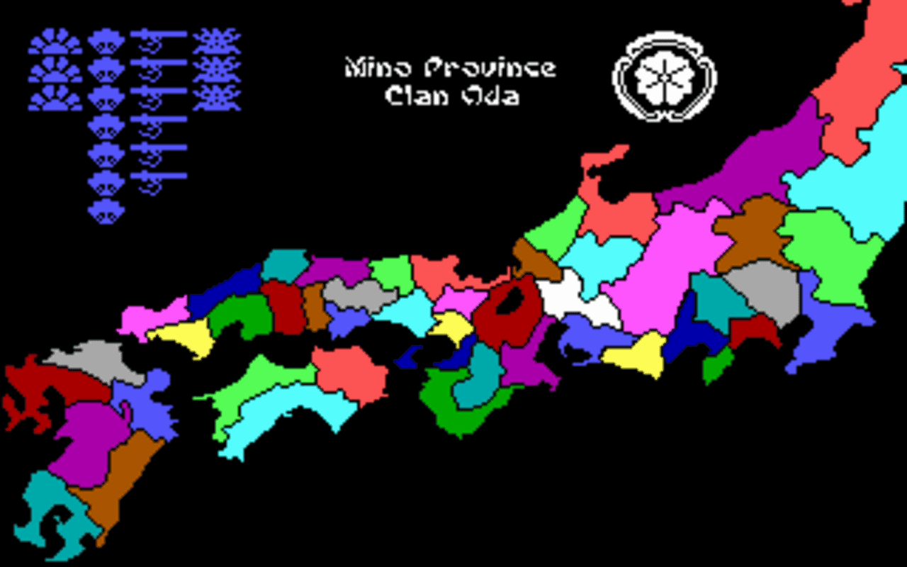 Gameplay screen of Sword of the Samurai (5/8) Gameplay screen of Sword of the Samurai (5/8)