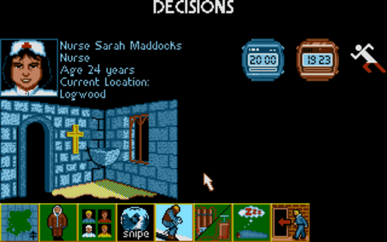 Gameplay screen of Midwinter (5/8) Gameplay screen of Midwinter (5/8)