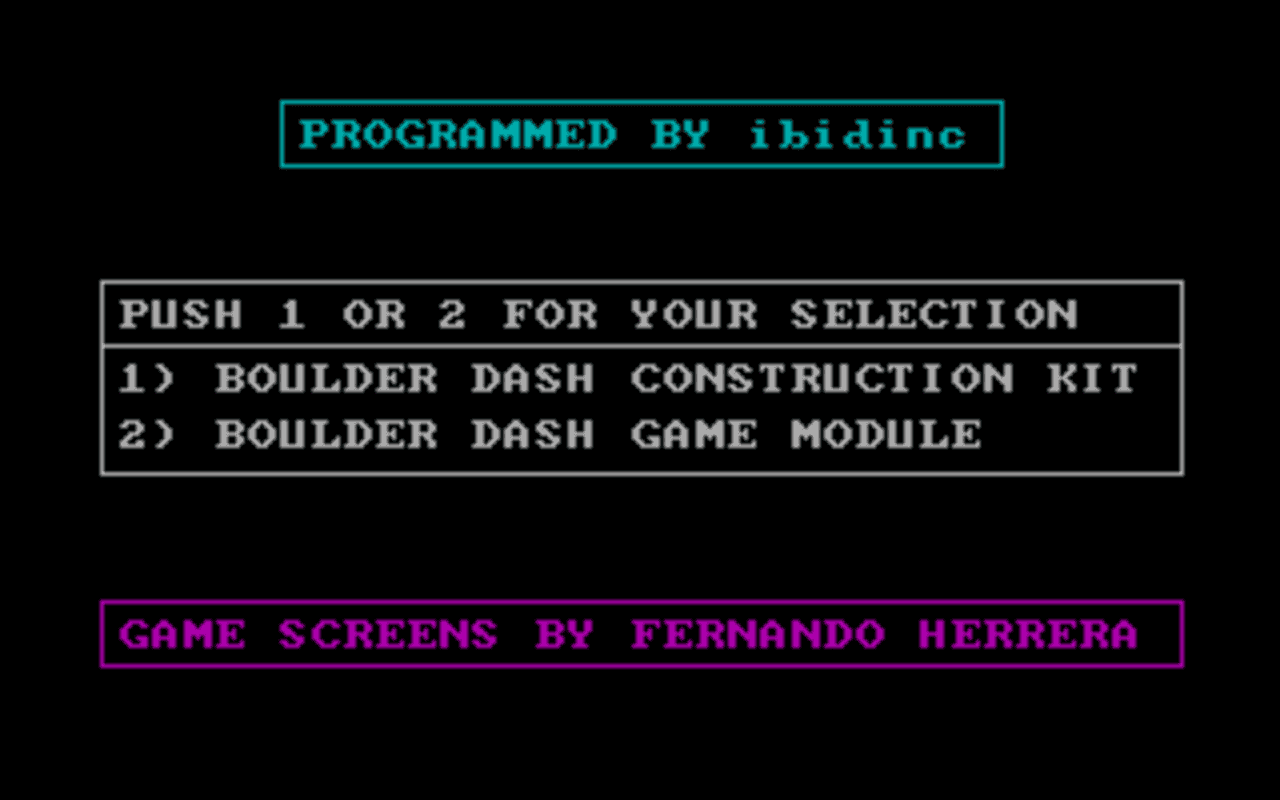 Gameplay screen of Boulder Dash: Construction Kit (2/4) Gameplay screen of Boulder Dash: Construction Kit (2/4)