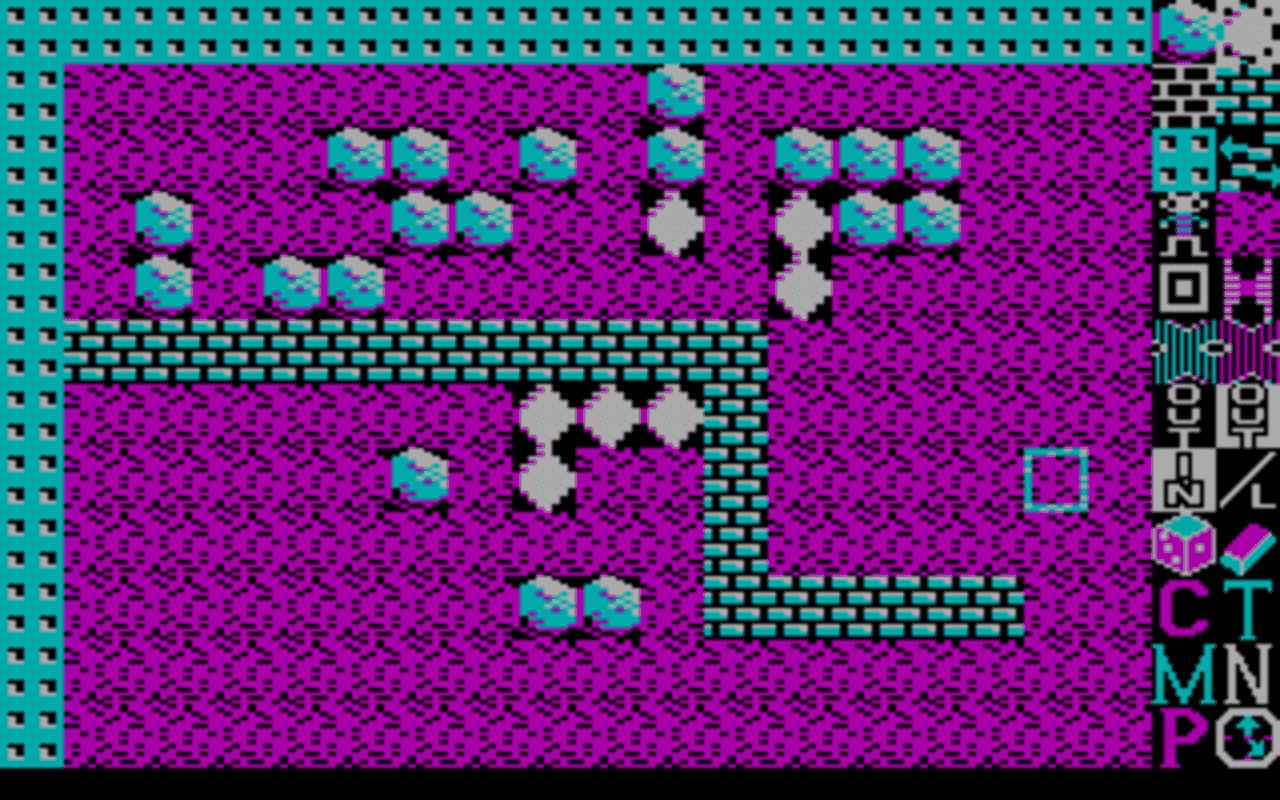 Gameplay screen of Boulder Dash: Construction Kit (3/4) Gameplay screen of Boulder Dash: Construction Kit (3/4)