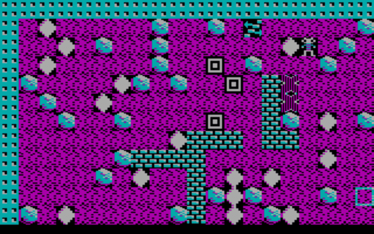 Gameplay screen of Boulder Dash: Construction Kit (4/4) Gameplay screen of Boulder Dash: Construction Kit (4/4)