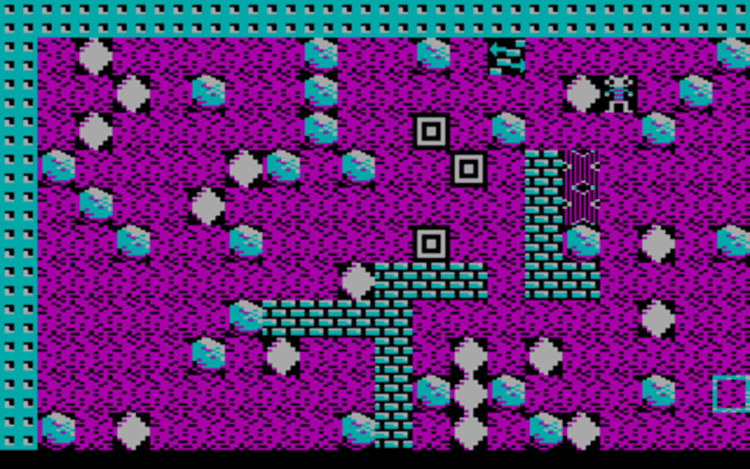 Gameplay screen of Boulder Dash: Construction Kit (4/4) Gameplay screen of Boulder Dash: Construction Kit (4/4)