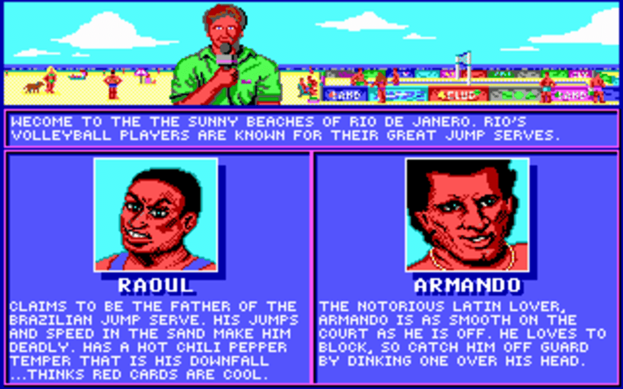 Gameplay screen of Kings of the Beach (8/8) Gameplay screen of Kings of the Beach (8/8)