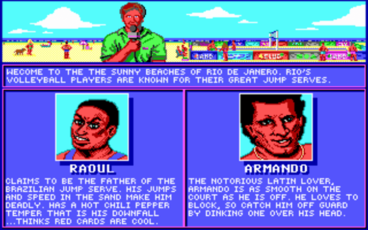 Gameplay screen of Kings of the Beach (8/8) Gameplay screen of Kings of the Beach (8/8)