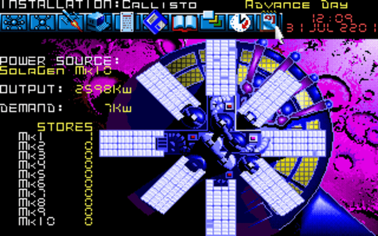 Gameplay screen of Millennium: Return to Earth (2/8) Gameplay screen of Millennium: Return to Earth (2/8)