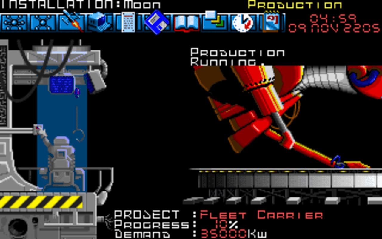 Gameplay screen of Millennium: Return to Earth (3/8) Gameplay screen of Millennium: Return to Earth (3/8)