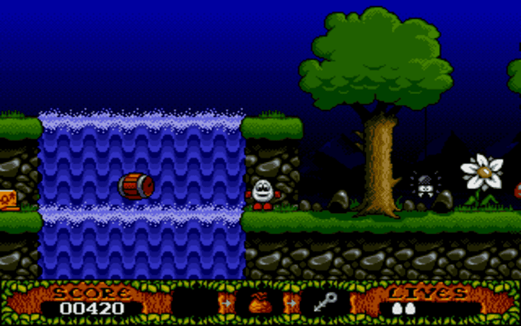 Gameplay screen of The Fantastic Adventures of Dizzy (4/8) Gameplay screen of The Fantastic Adventures of Dizzy (4/8)