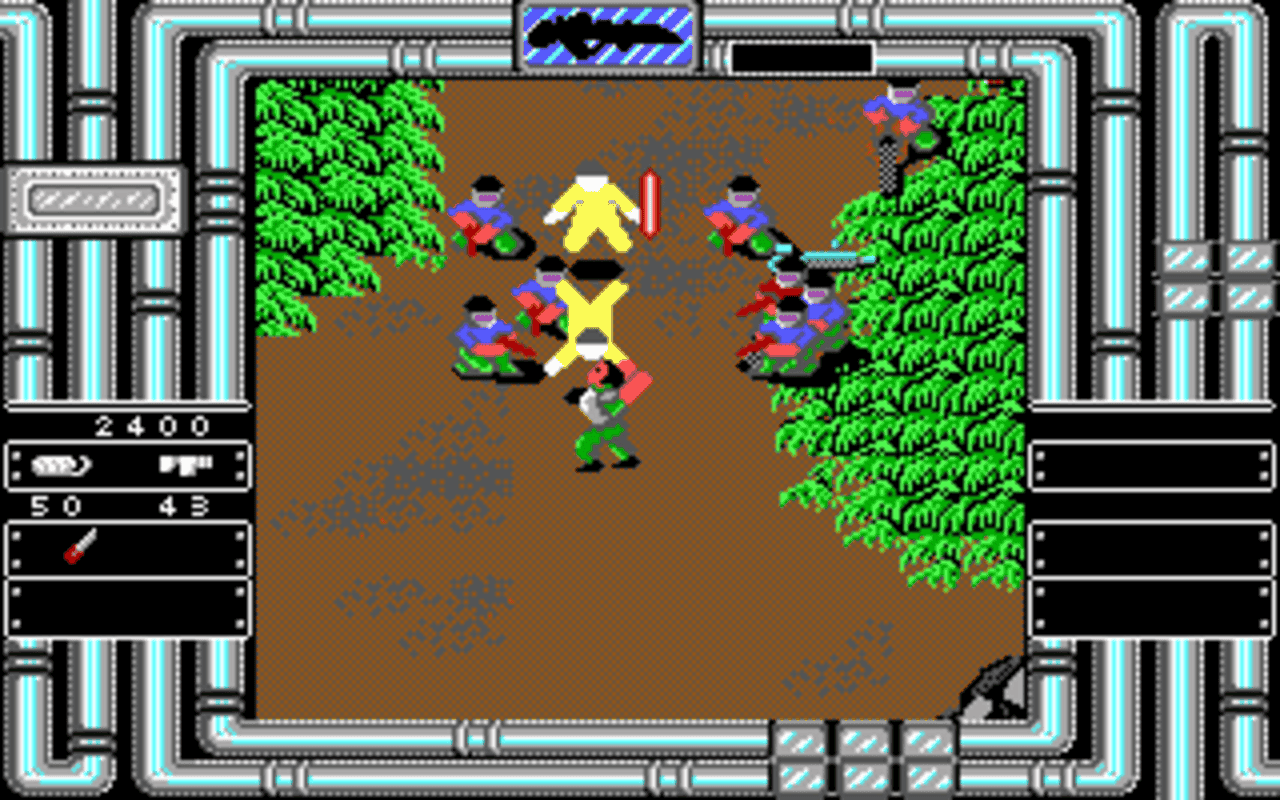 Gameplay screen of Heavy Barrel (5/8) Gameplay screen of Heavy Barrel (5/8)