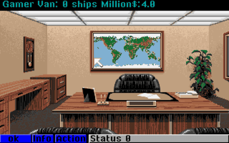 Gameplay screen of Ports of Call (7/8) Gameplay screen of Ports of Call (7/8)