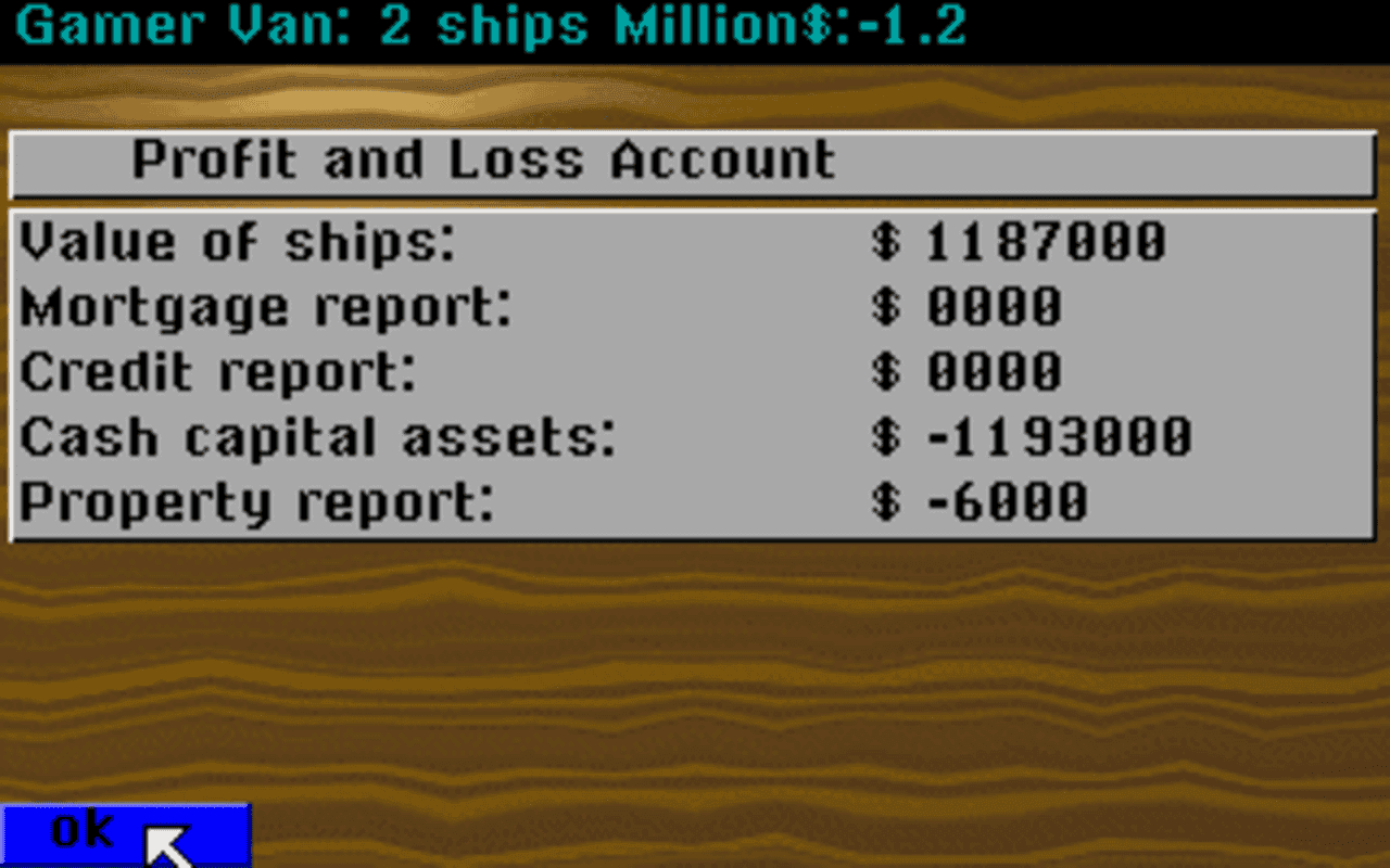 Gameplay screen of Ports of Call (8/8) Gameplay screen of Ports of Call (8/8)