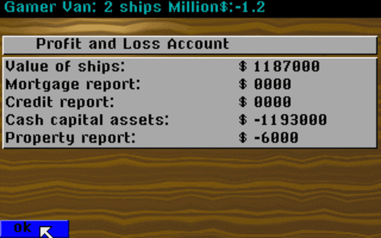 Gameplay screen of Ports of Call (8/8) Gameplay screen of Ports of Call (8/8)