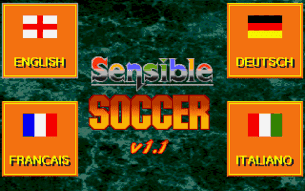 Gameplay screen of Sensible Soccer: European Champions - 92/93 Edition (1/4) Gameplay screen of Sensible Soccer: European Champions - 92/93 Edition (1/4)