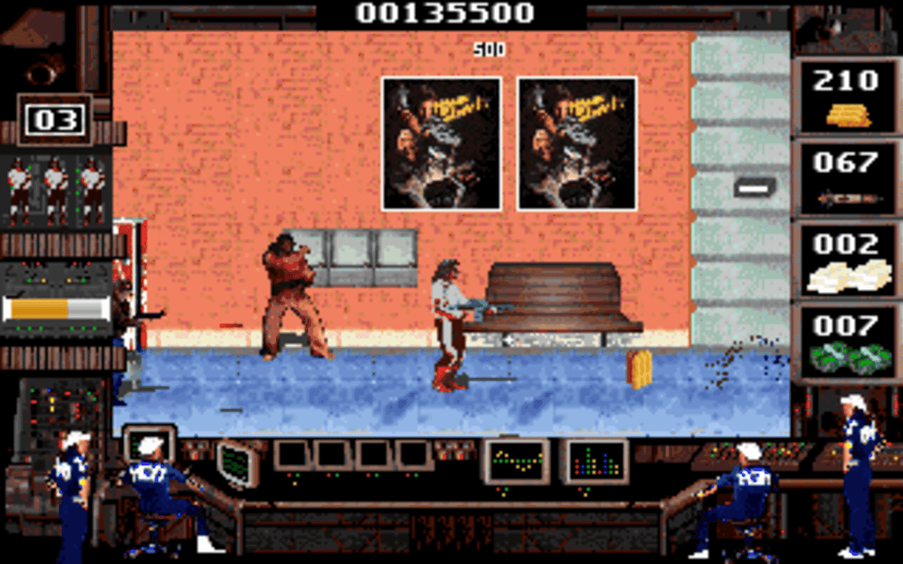 Gameplay screen of Crime Wave (8/8) Gameplay screen of Crime Wave (8/8)