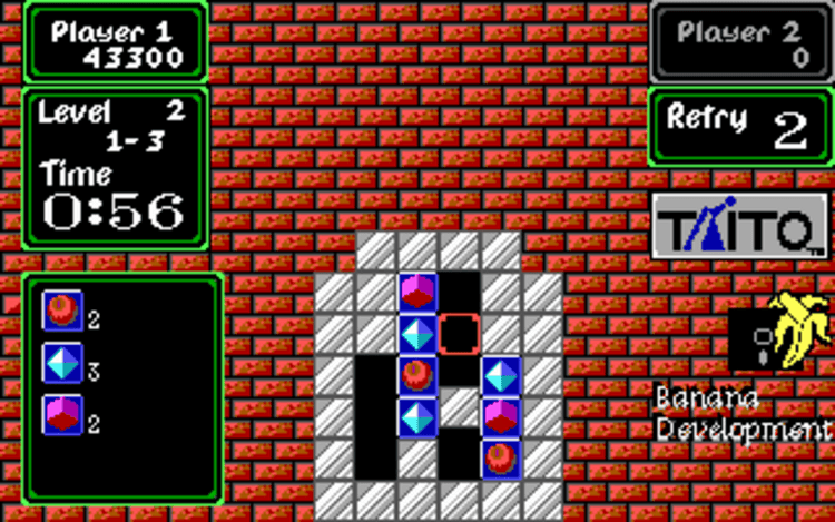 Gameplay screen of Puzznic (4/4) Gameplay screen of Puzznic (4/4)